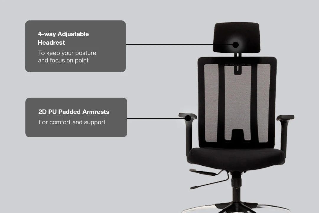 Green Soul Renewed Maestro High Back Mesh Office Chair - Image 24