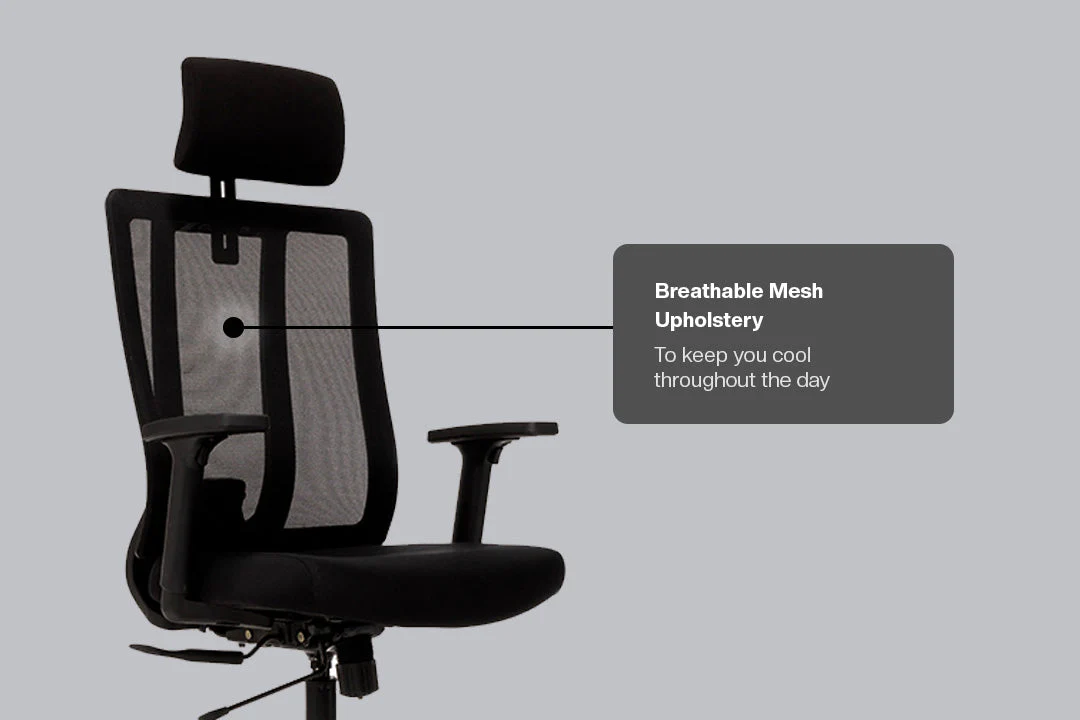 Green Soul Renewed Maestro High Back Mesh Office Chair - Image 25