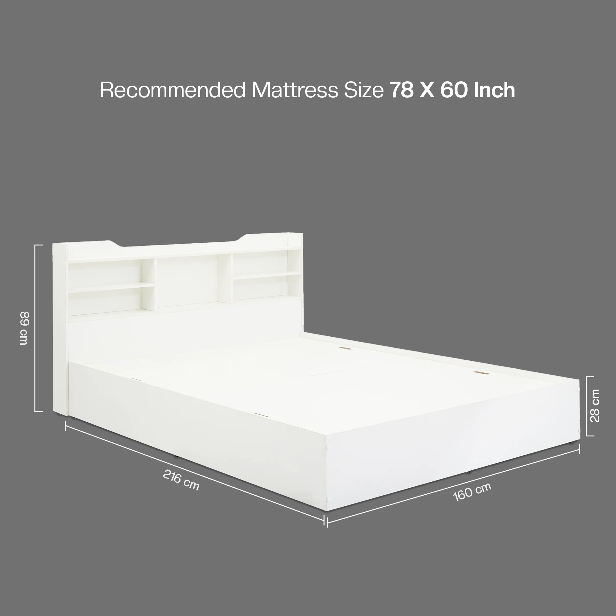 Green Soul Maybelle Queen bed with headboard & Box Storage - Image 16