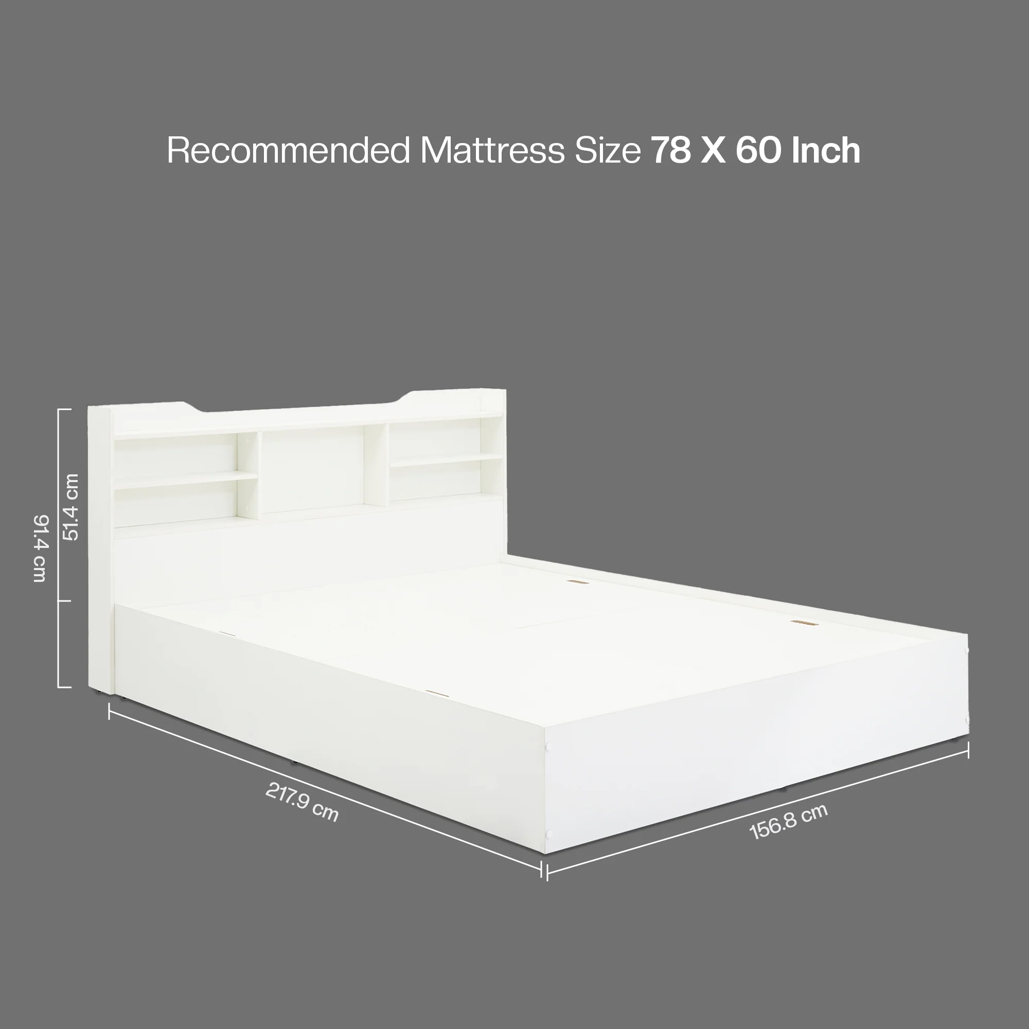 Green Soul Maybelle Queen bed with headboard & Box Storage - Image 3