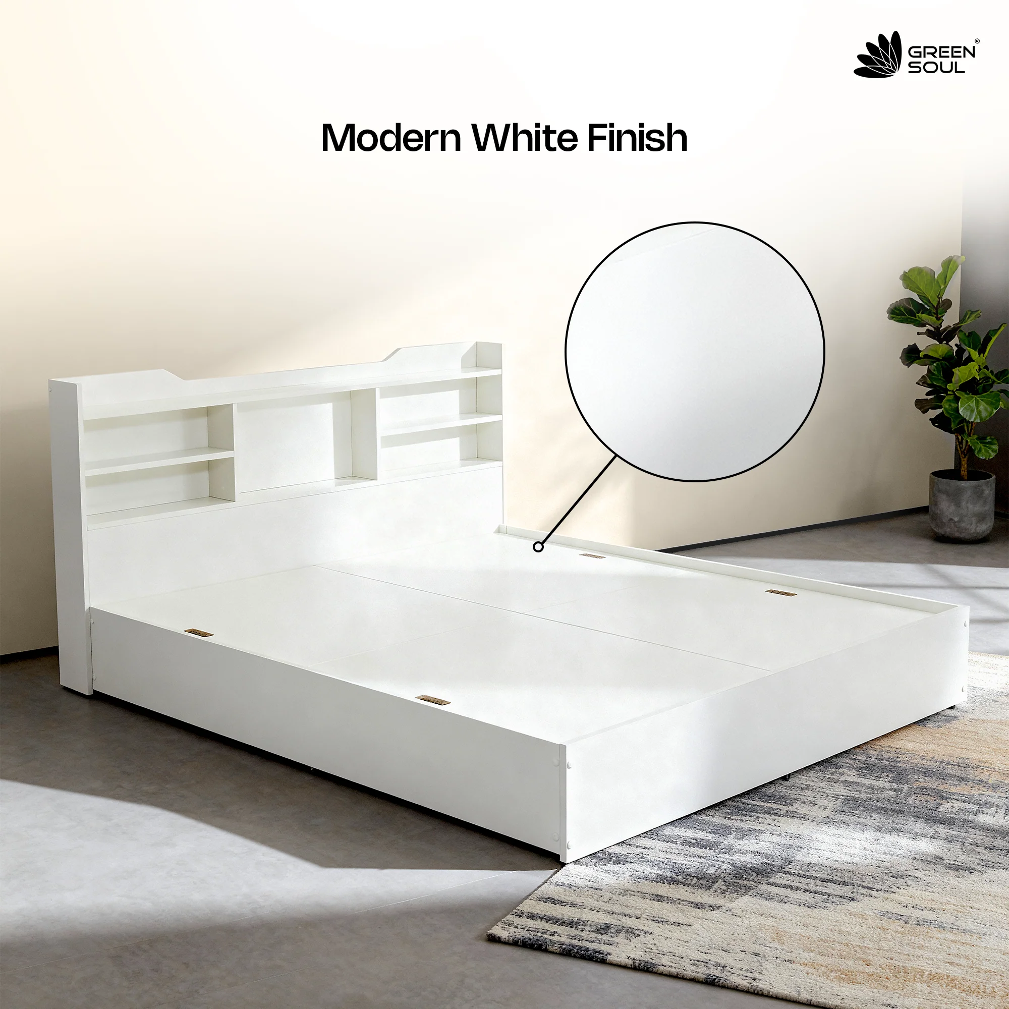 Green Soul Maybelle Queen bed with headboard & Box Storage - Image 31
