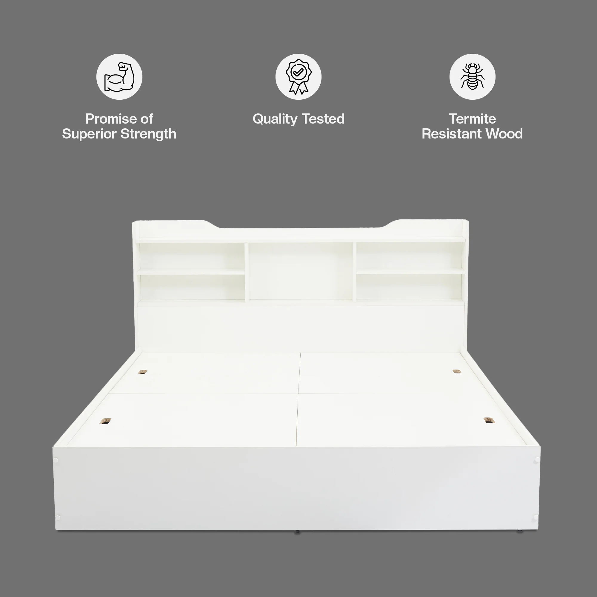Green Soul Maybelle Queen bed with headboard & Box Storage - Image 5