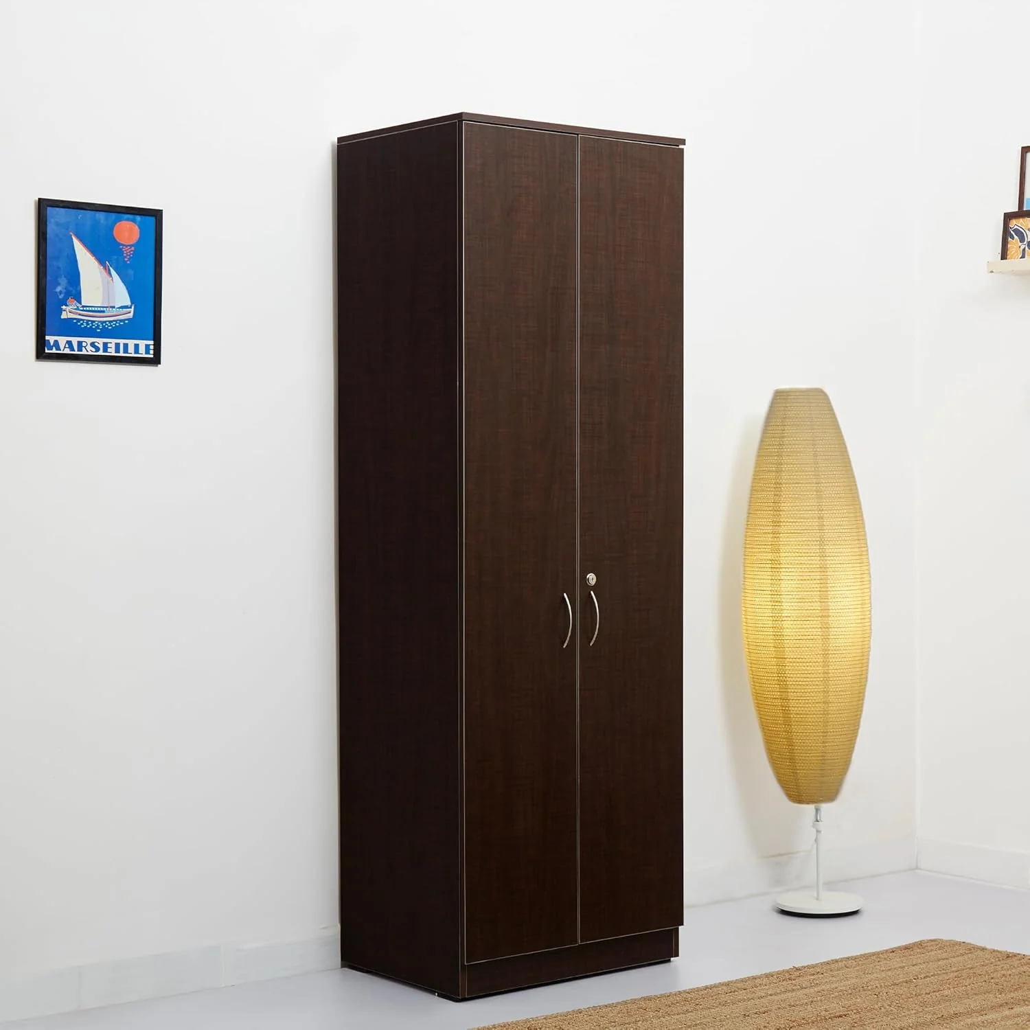 Green Soul Renewed Merlin 2-Door Wardrobe - Image 8