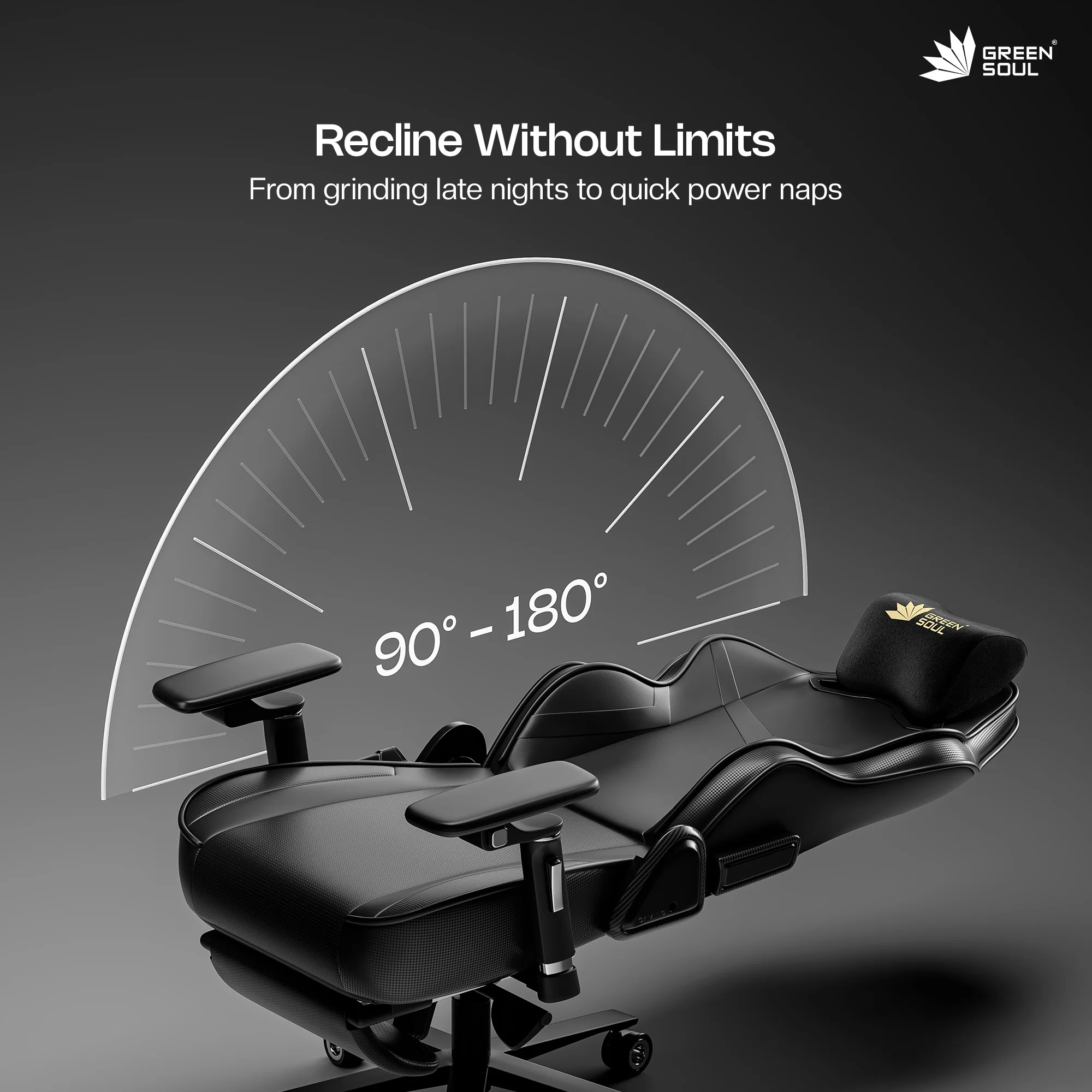 Green Soul Renewed Monster Pro Gaming Chair with Ventilated Seats - Image 23