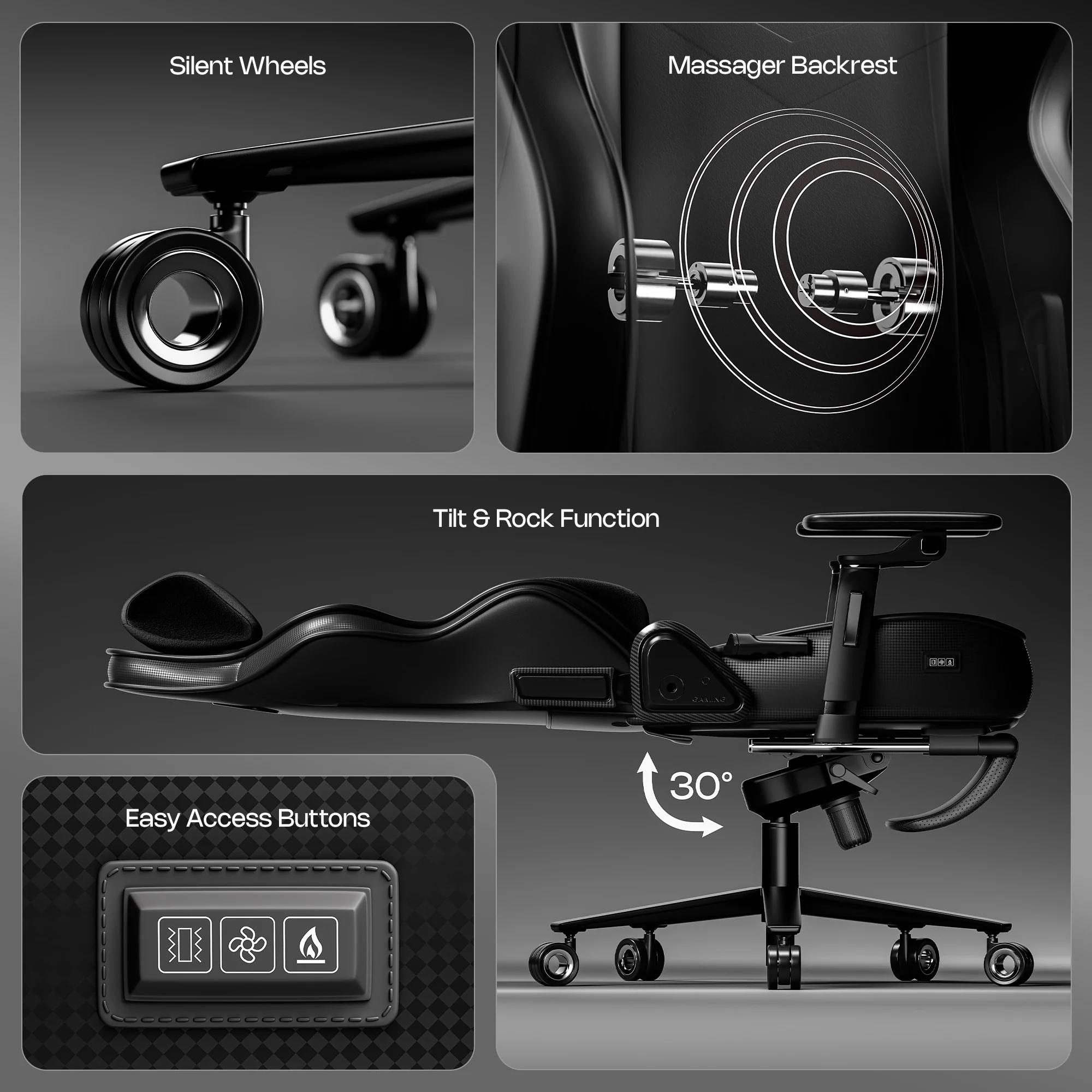 Green Soul Renewed Monster Pro Gaming Chair with Ventilated Seats - Image 27