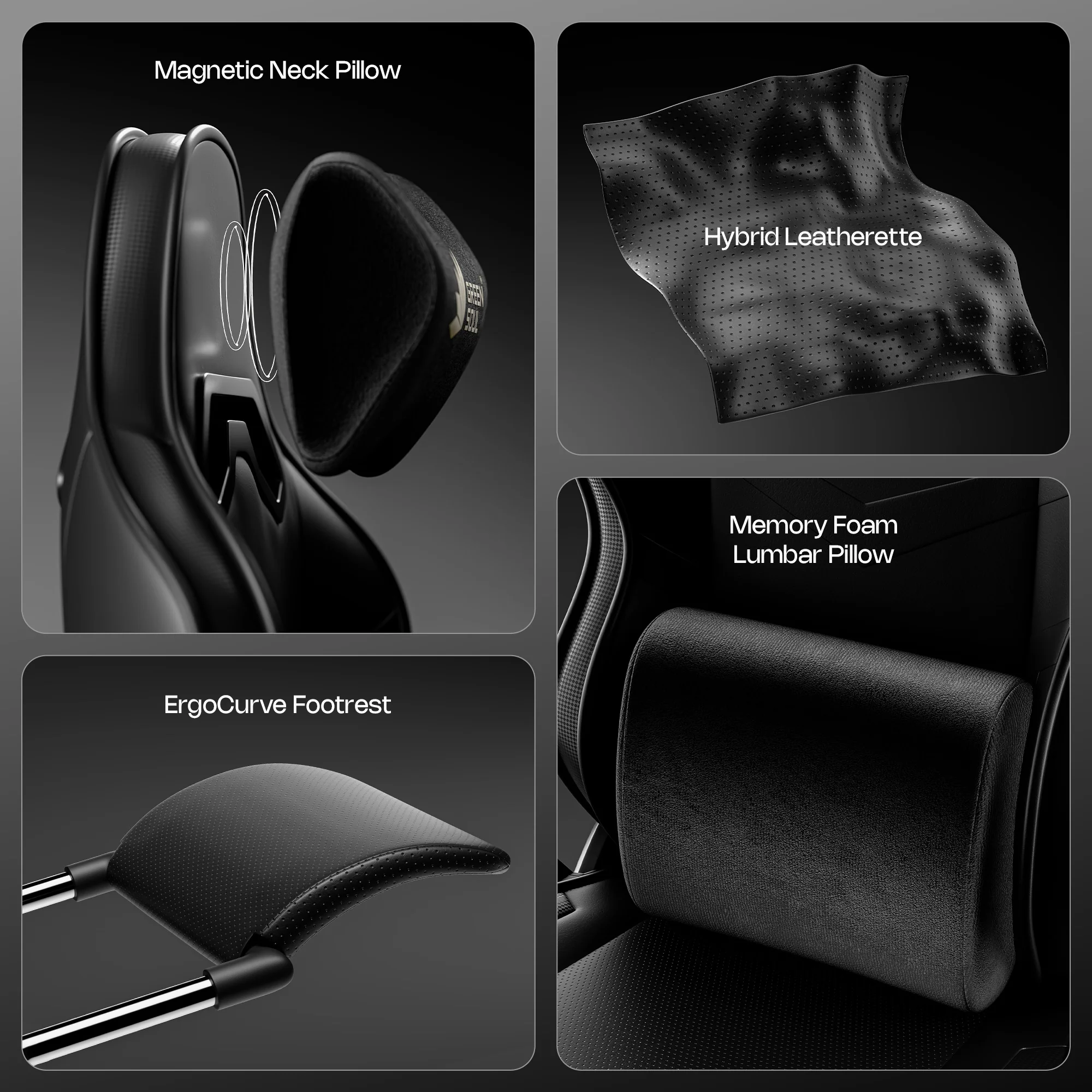 Green Soul Renewed Monster Pro Gaming Chair with Ventilated Seats - Image 29