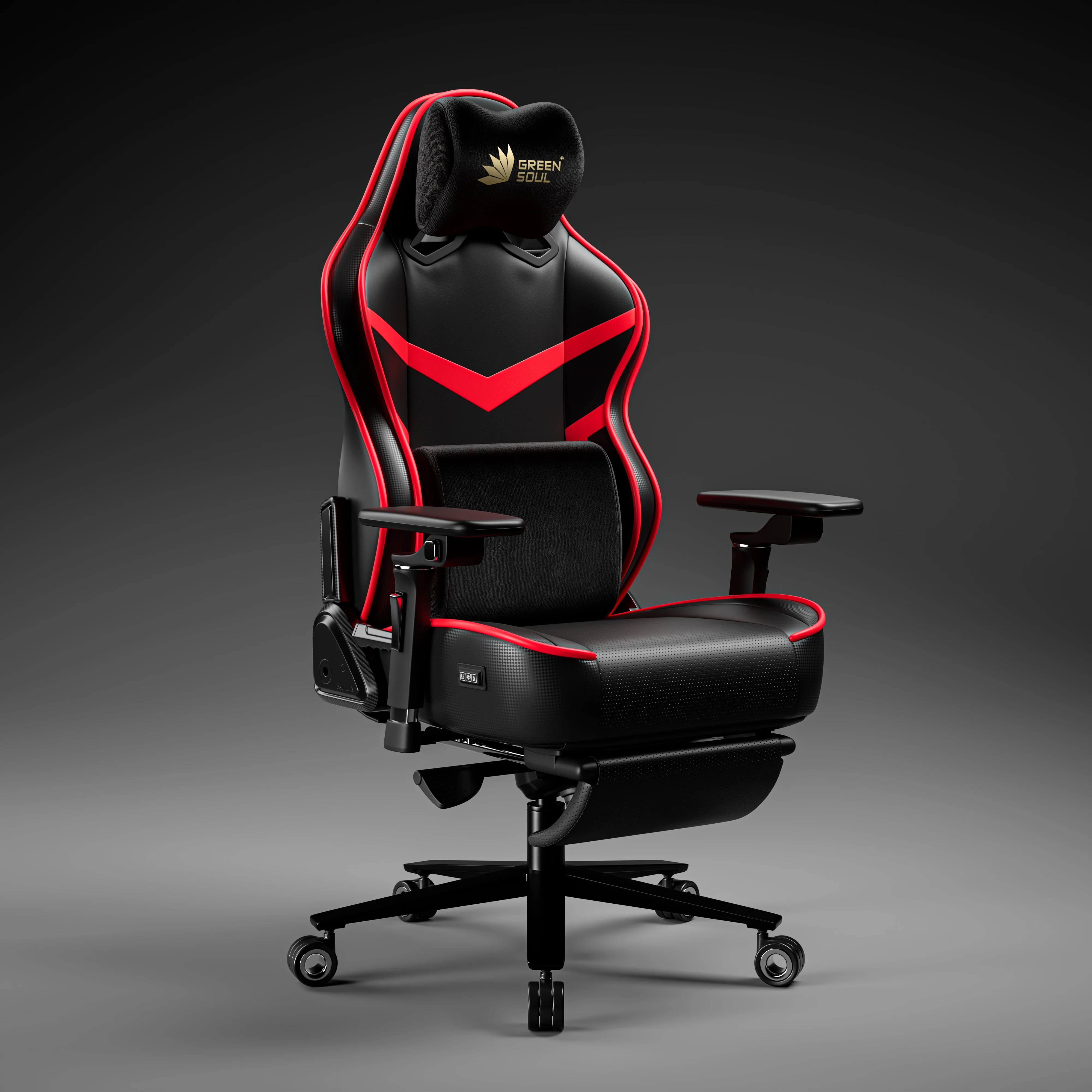 Green Soul Renewed Monster Pro Gaming Chair with Ventilated Seats - Image 3