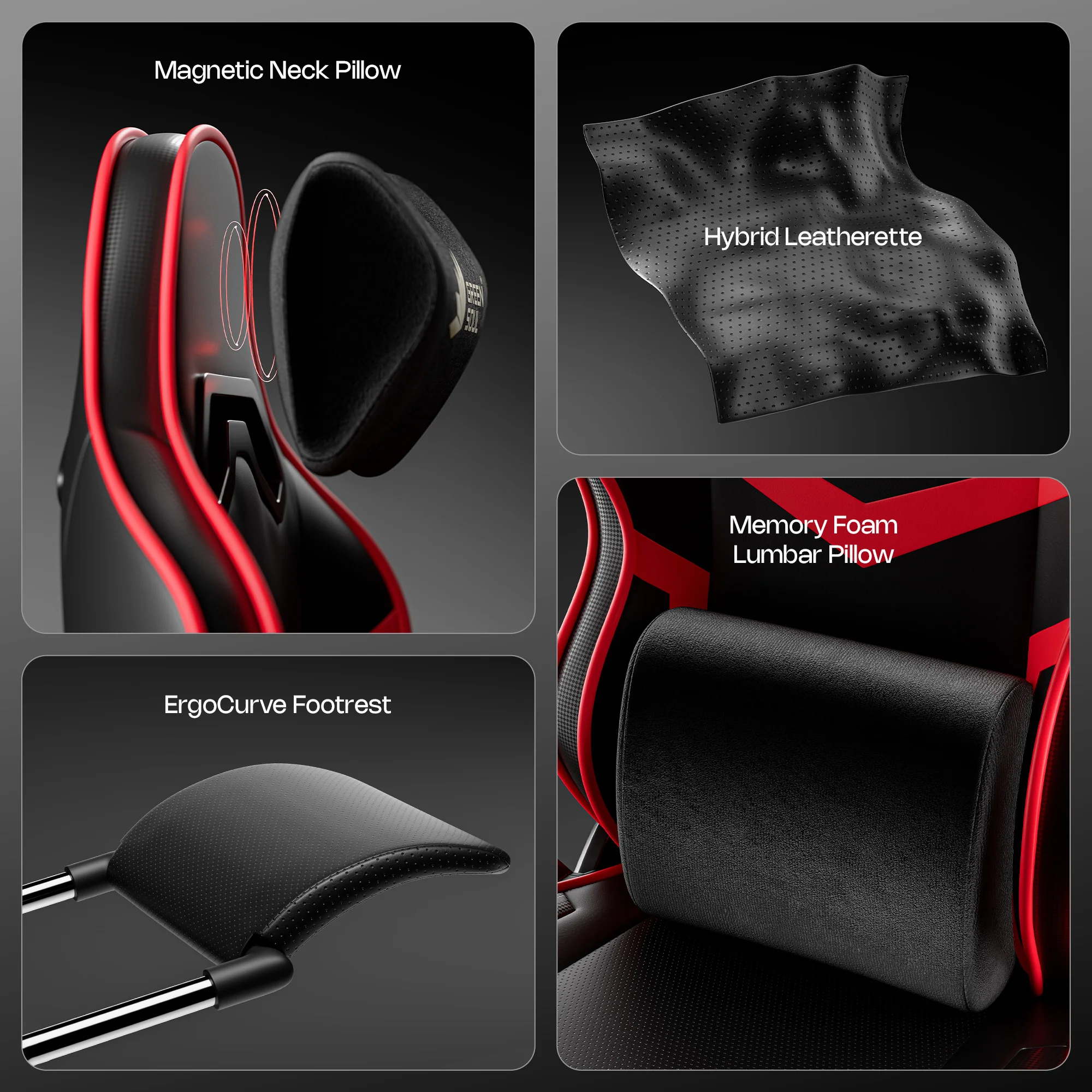 Green Soul Renewed Monster Pro Gaming Chair with Ventilated Seats - Image 31