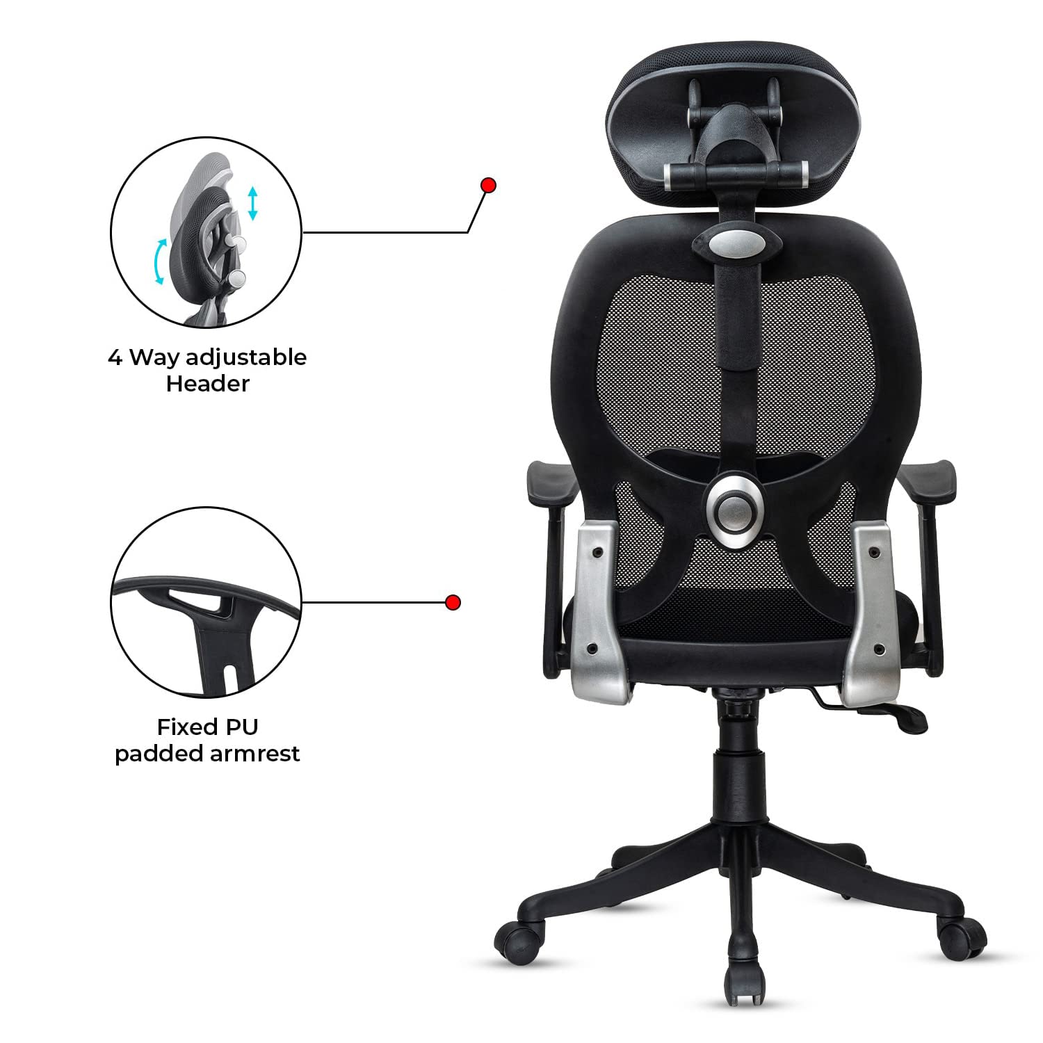 Green Soul Renewed New York Go High Back Mesh Office Chair - Image 5