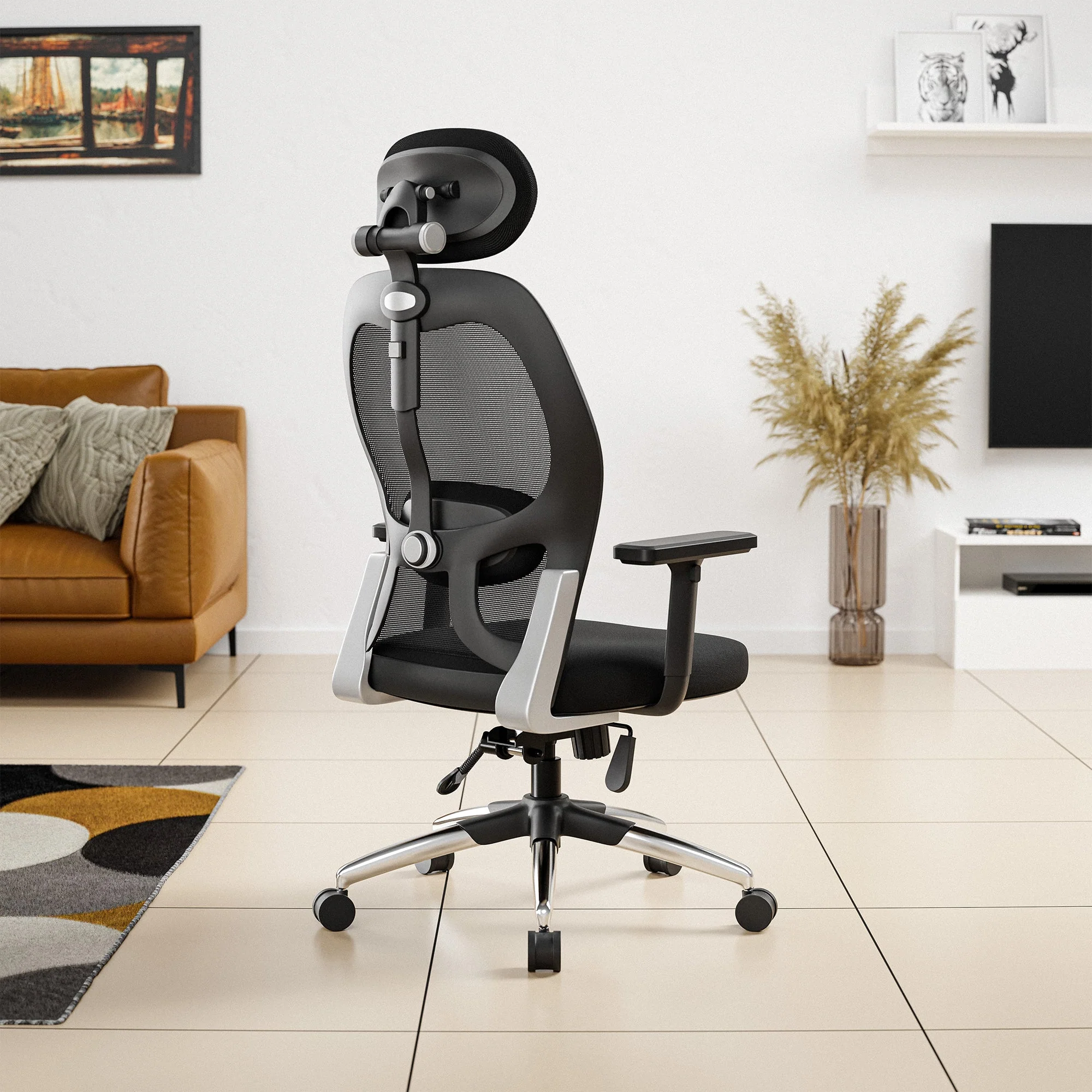 Green Soul Renewed New York Superb High Back Mesh Office Chair - Image 48