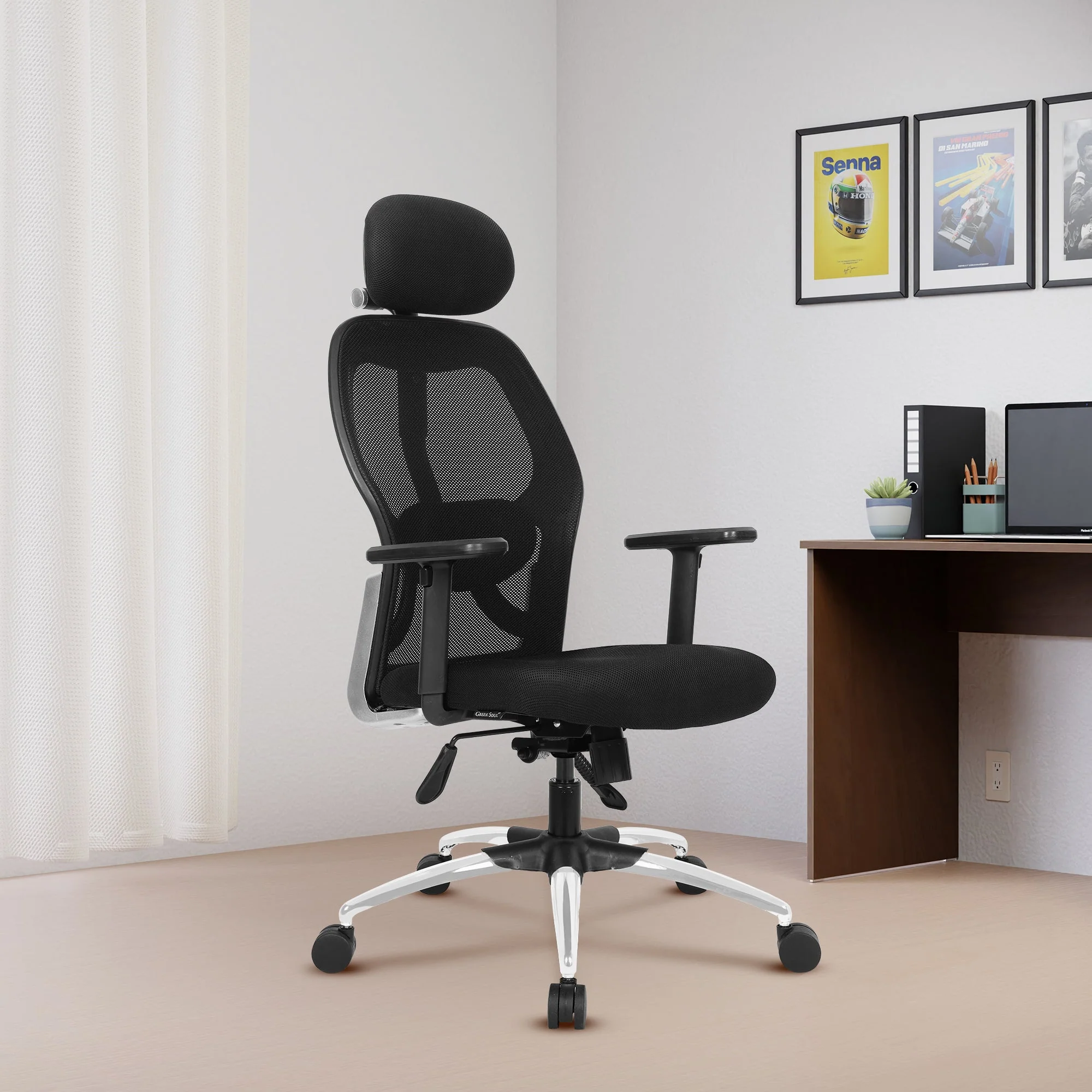Green Soul Renewed New York Superb High Back Mesh Office Chair - Image 50