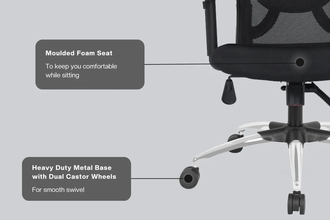 Green Soul Renewed New York Superb High Back Mesh Office Chair - Image 59