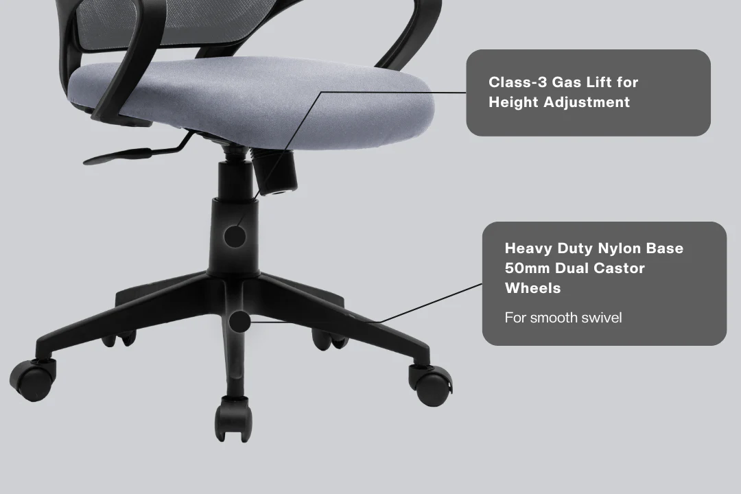 Green Soul Renewed Nova Mid Back Basic Chair - Image 26