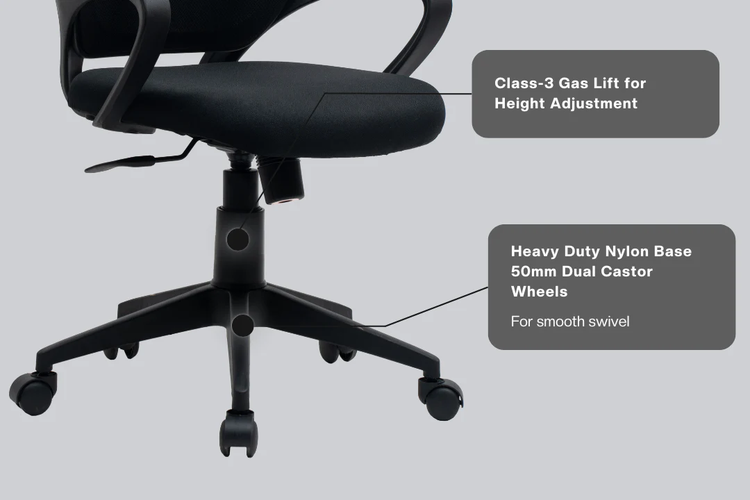 Green Soul Renewed Nova Mid Back Basic Chair - Image 33