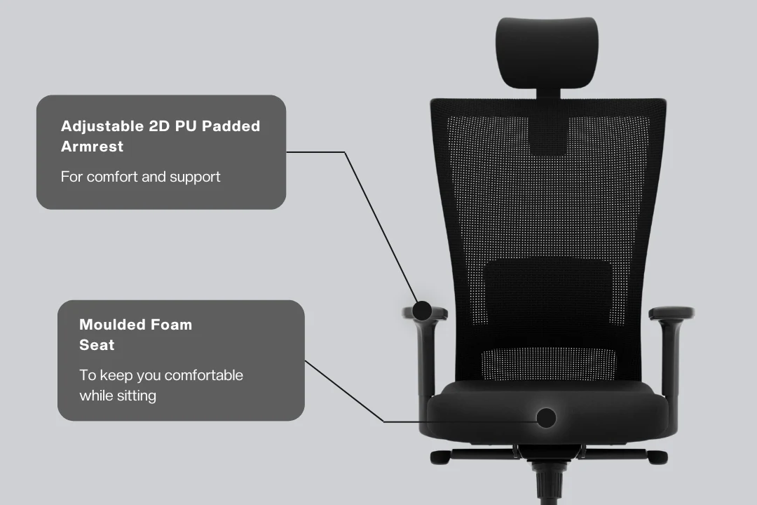 Green Soul Renewed Primus High Back Office Chair - Image 6
