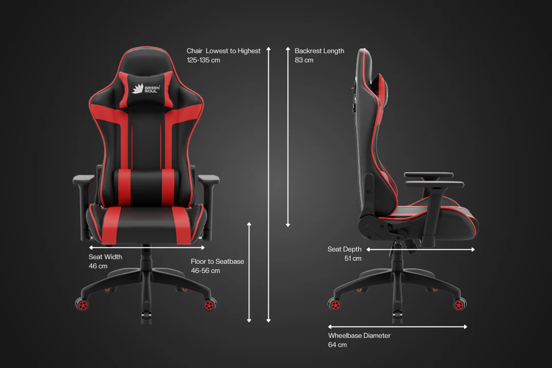 Green Soul Renewed Raptor 2.0 Racing Edition Gaming Chair - Image 44