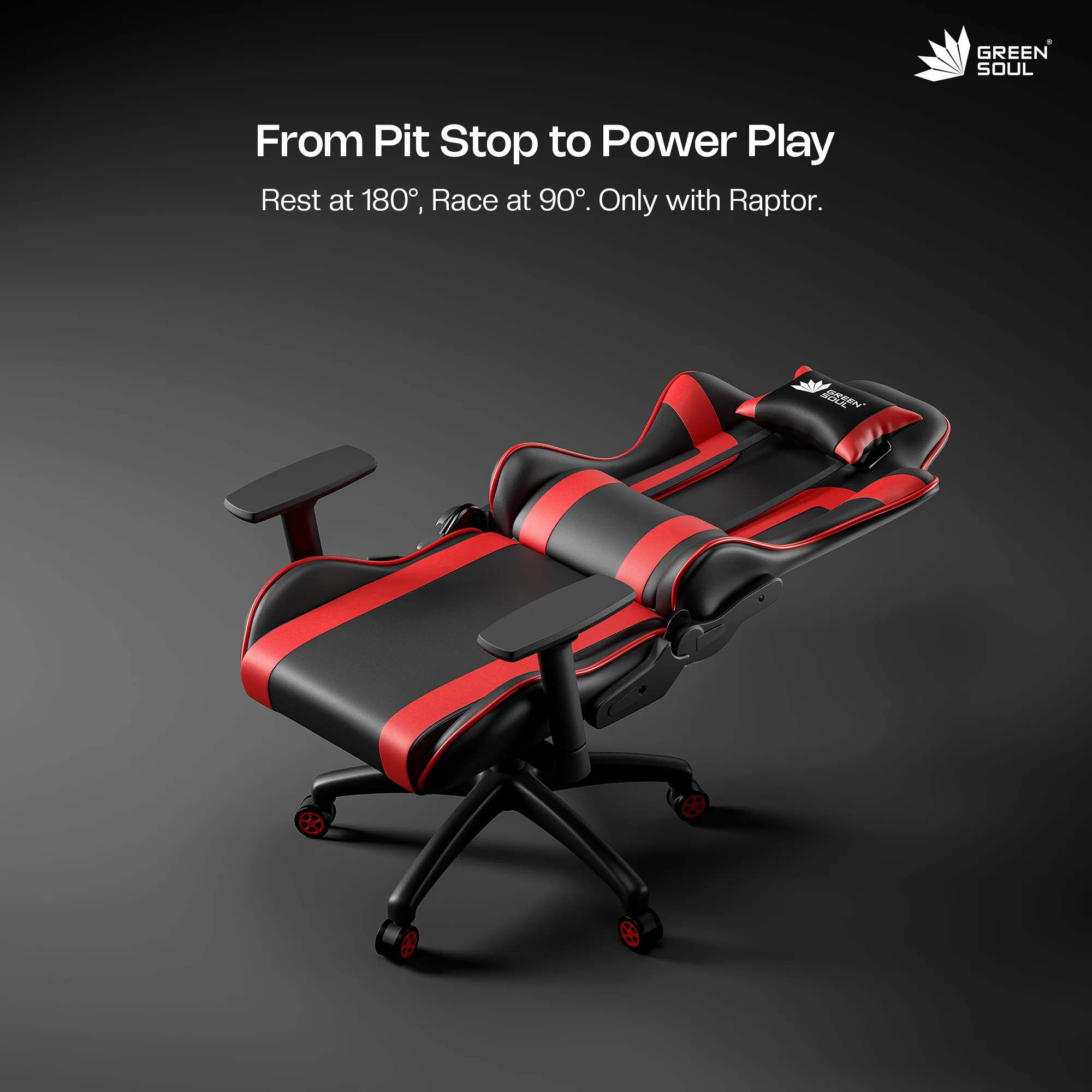 Green Soul Renewed Raptor 2.0 Racing Edition Gaming Chair - Image 55