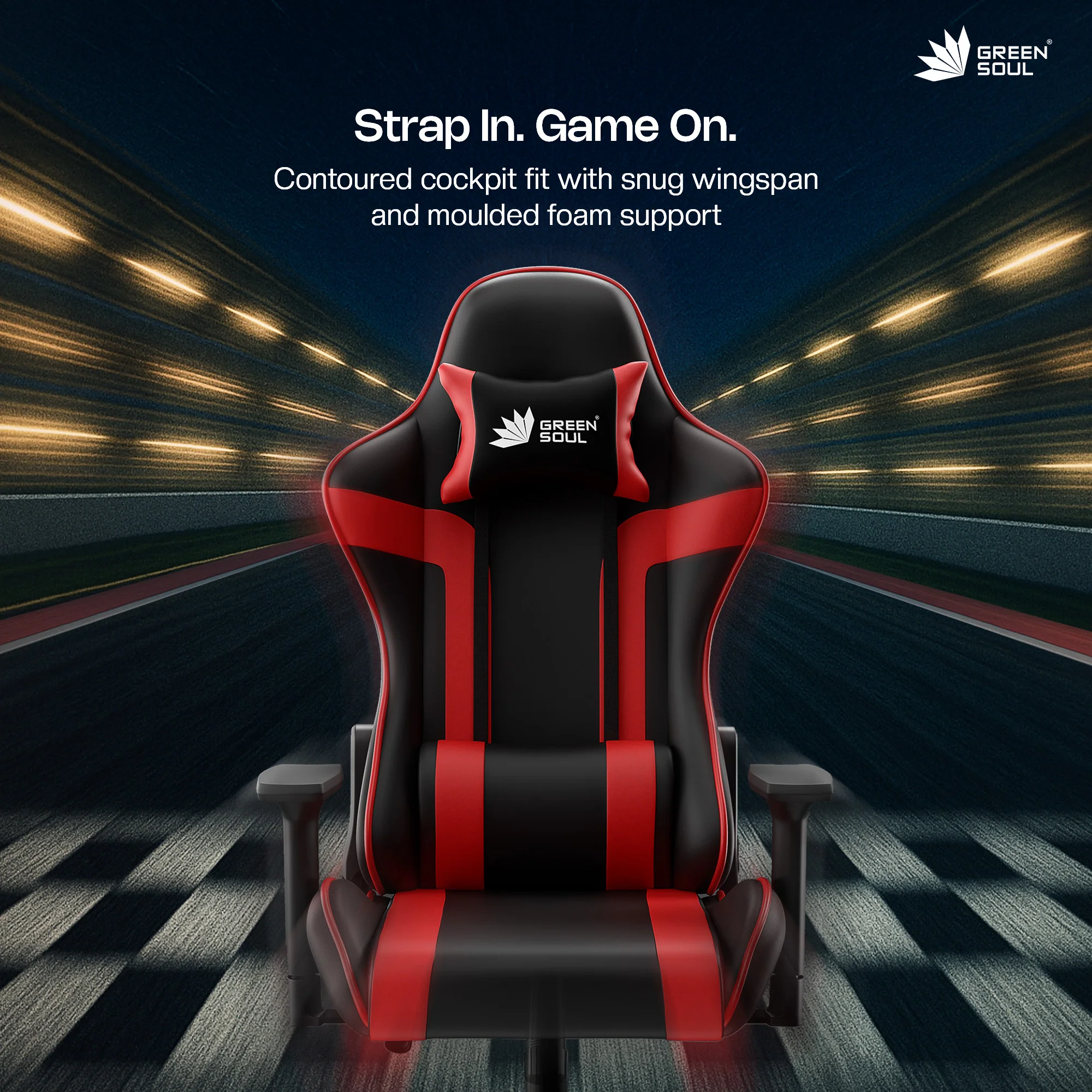 Green Soul Renewed Raptor 2.0 Racing Edition Gaming Chair - Image 60