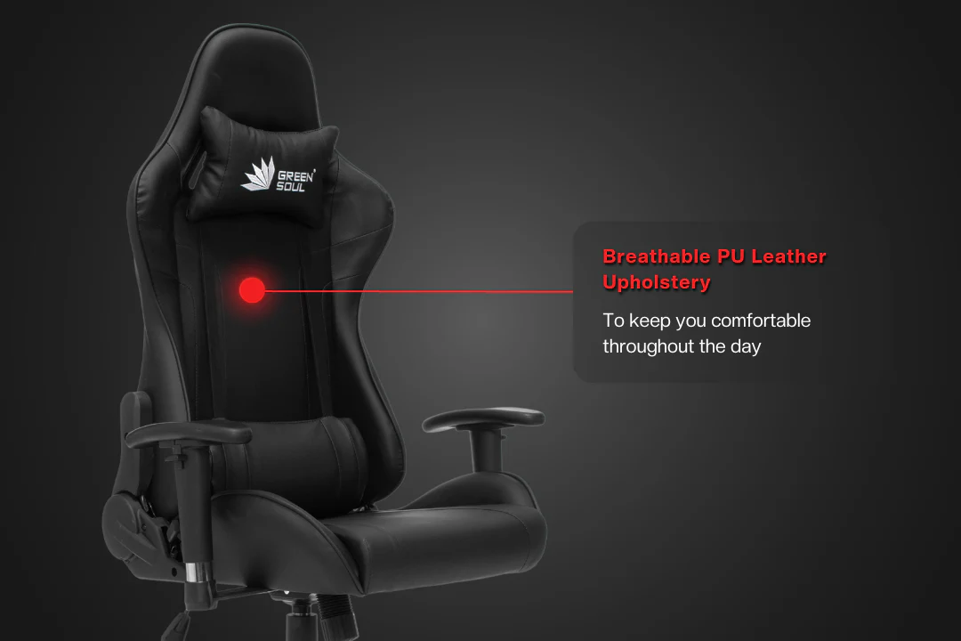 Green Soul Renewed Raptor Racing Edition Gaming Chair - Image 21