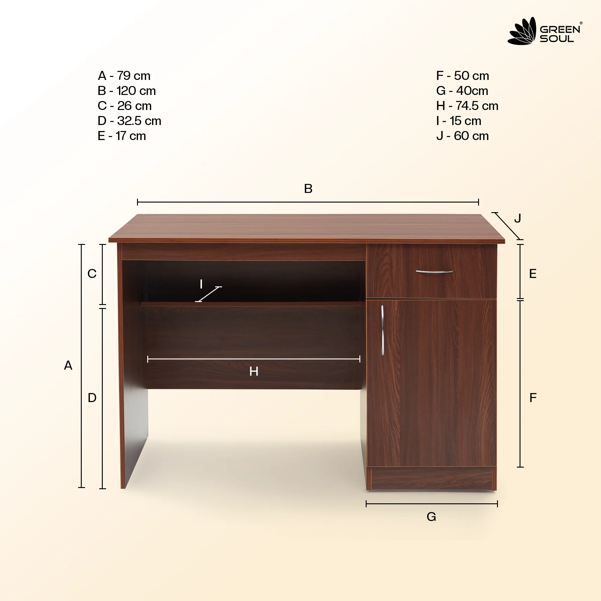 Green Soul Renewed Venue Study Table - Image 38