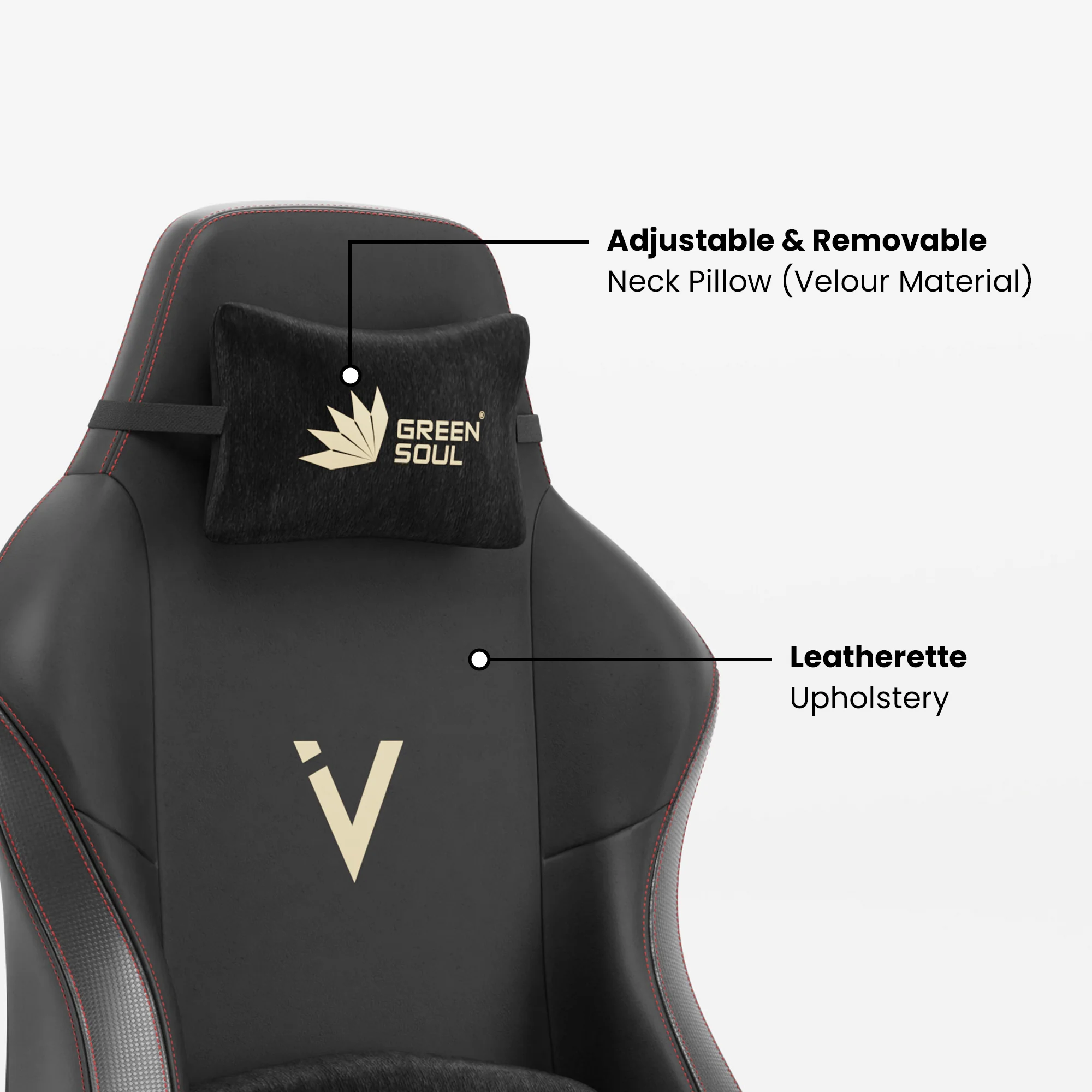Green Soul Renewed Vision Pro Gaming Chair - Image 5