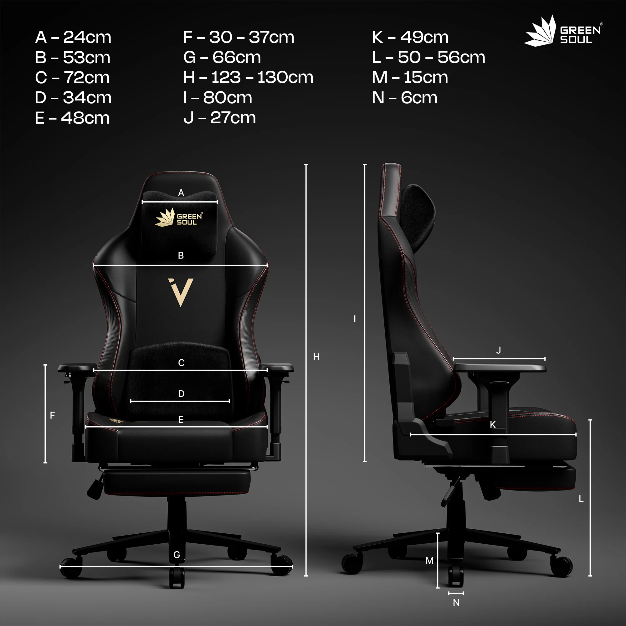 Green Soul Vision Pro V2 Gaming Chair - Image 25