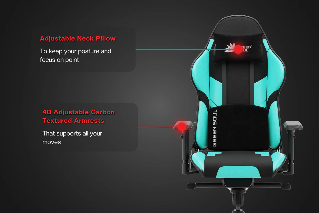 Green Soul Renewed Xtreme Gaming Chair - Image 18