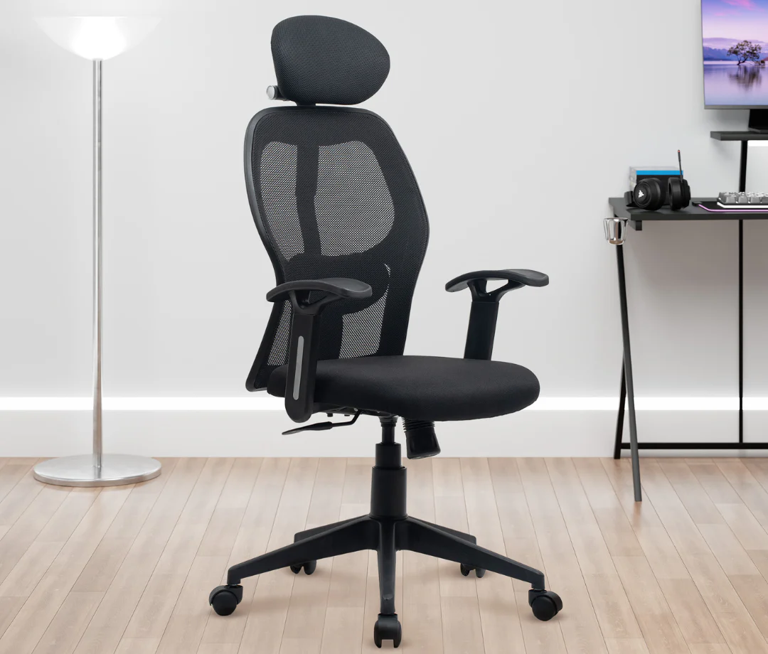 Green Soul Renewed Yoga High 1D Armrest Back Mesh Office Chair - Image 4