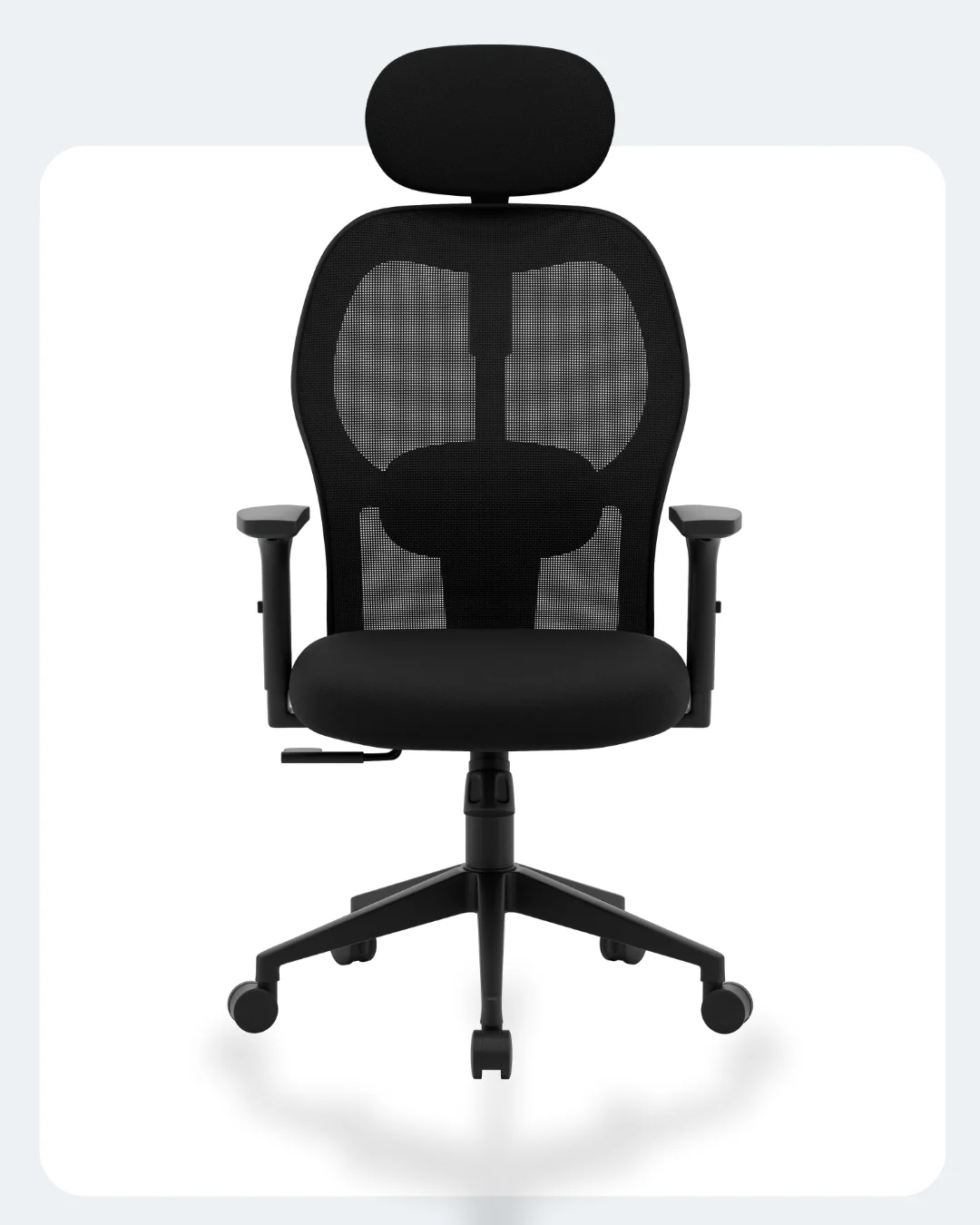 Green Soul Renewed Yoga High 1D Armrest Back Mesh Office Chair - Image 46