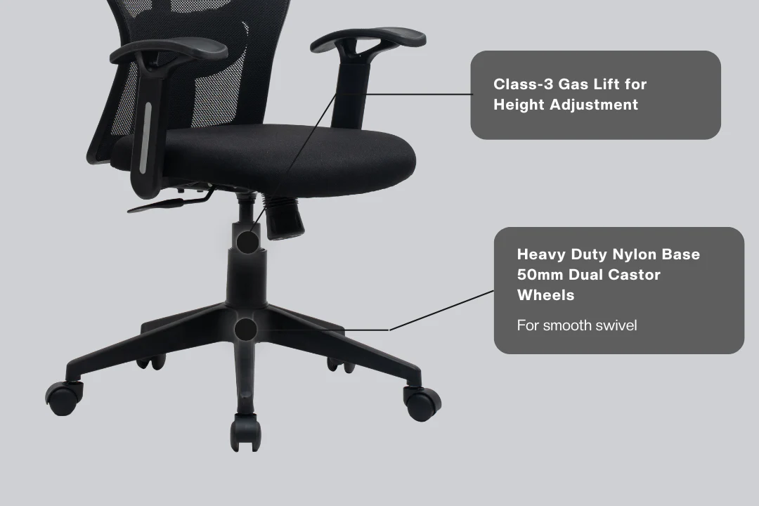 Green Soul Renewed Yoga High Back Mesh Office Chair - Image 6