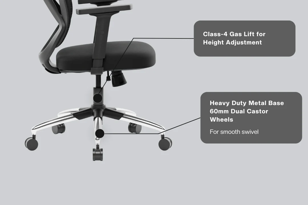 Green Soul Renewed Zodiac Lite High Back Mesh Office Chair - Image 171