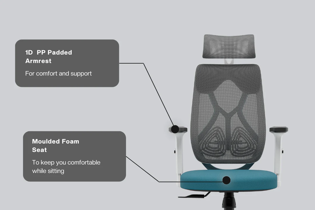 Green Soul Renewed Zodiac Lite High Back Mesh Office Chair - Image 231