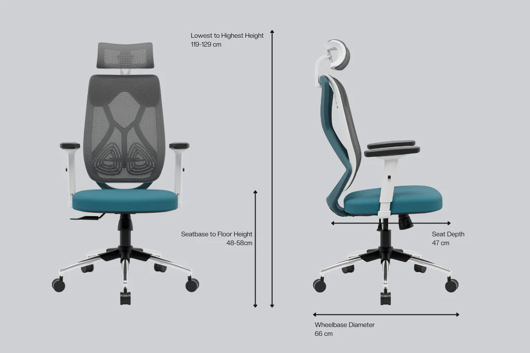 Green Soul Renewed Zodiac Lite High Back Mesh Office Chair - Image 337