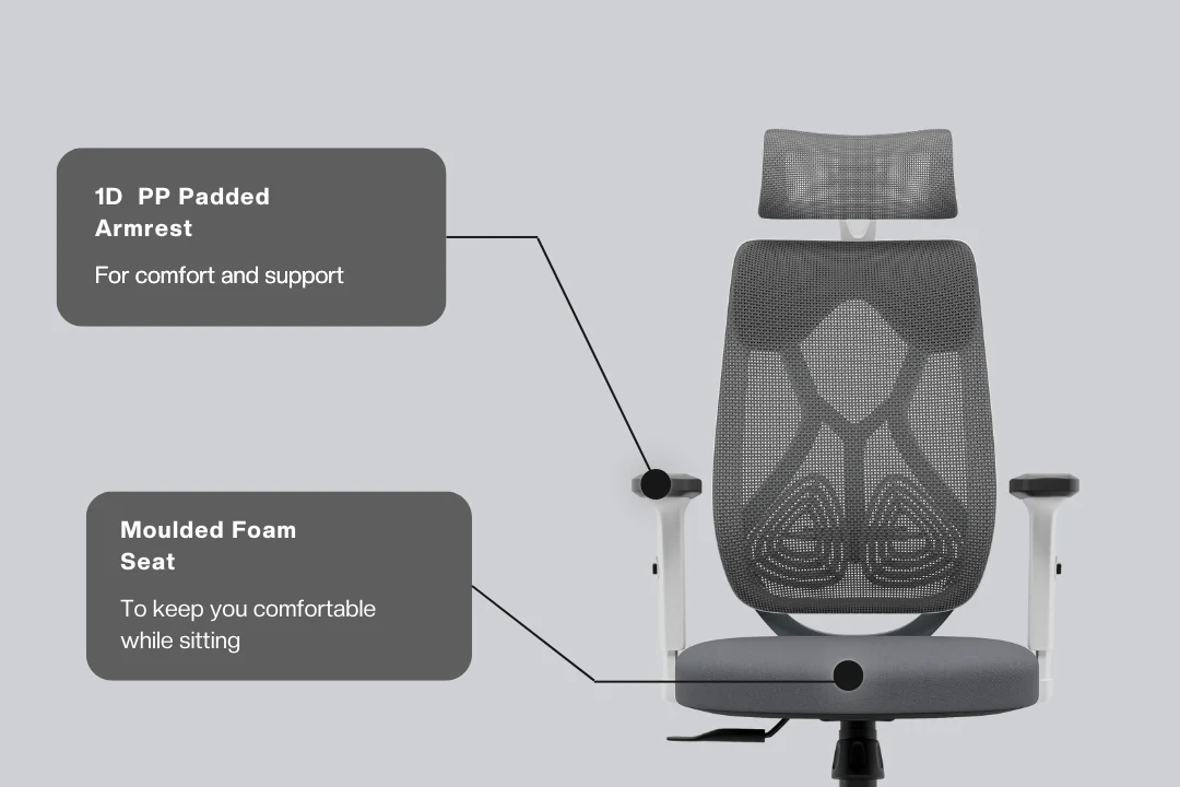Green Soul Renewed Zodiac Lite High Back Mesh Office Chair - Image 346