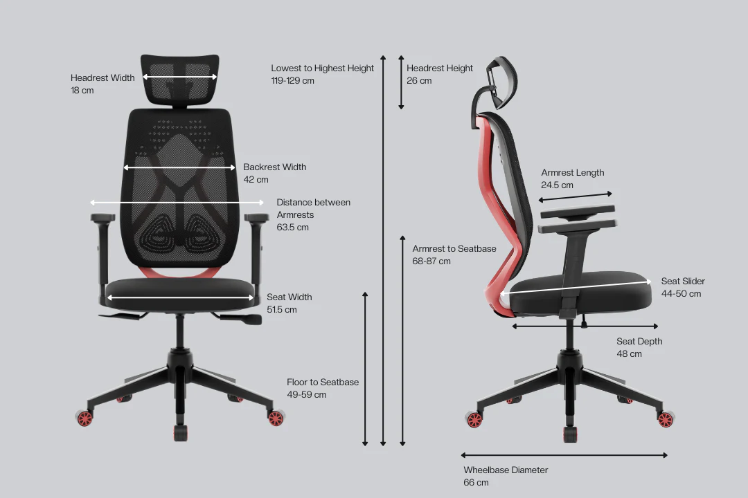 Green Soul Renewed Zodiac Pro High Back Mesh Gaming Chair - Image 11