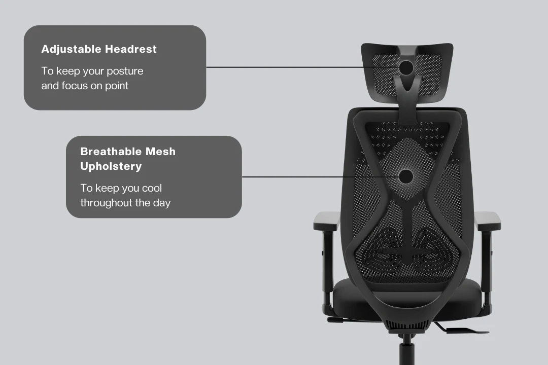Green Soul Renewed Zodiac Pro Series High Back Mesh Office Chair - Image 240