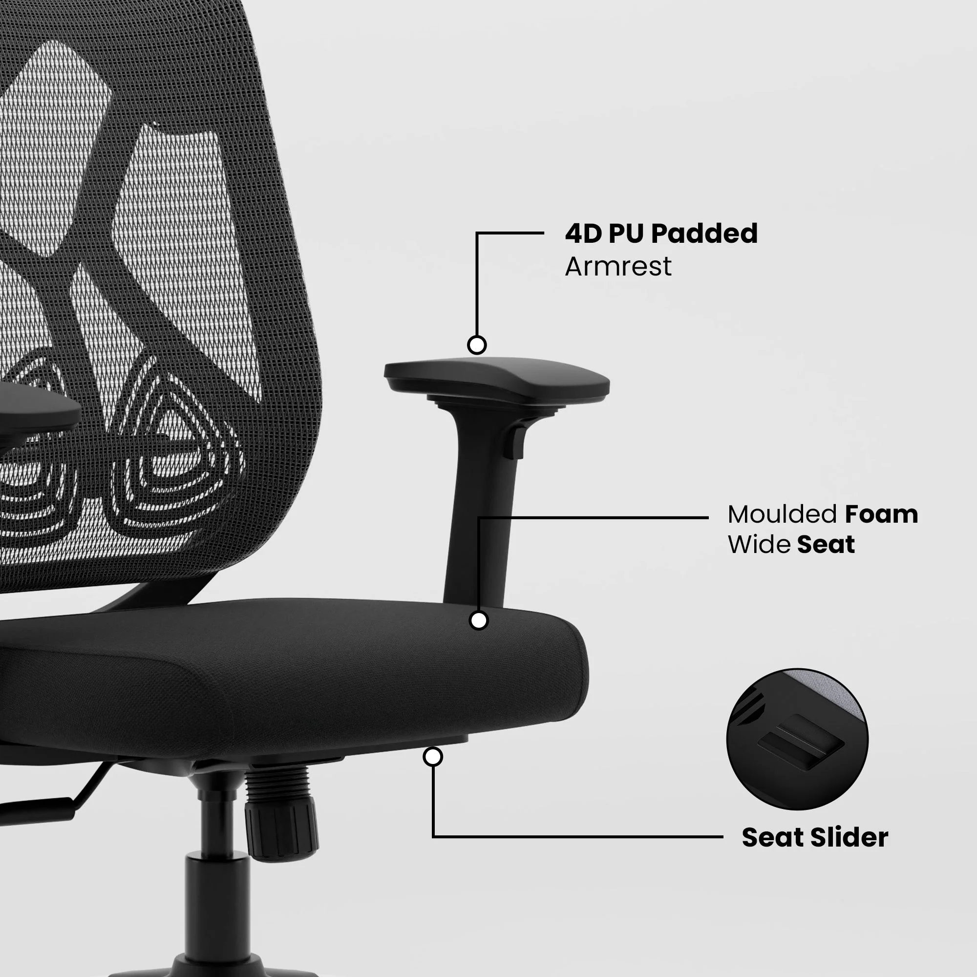 Green Soul Renewed Zodiac Pro Series High Back Mesh Office Chair - Image 266
