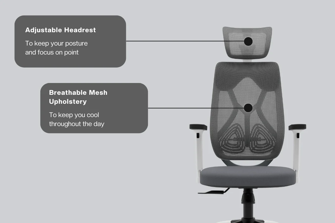 Green Soul Renewed Zodiac Superb High Back Mesh Office Chair - Image 66