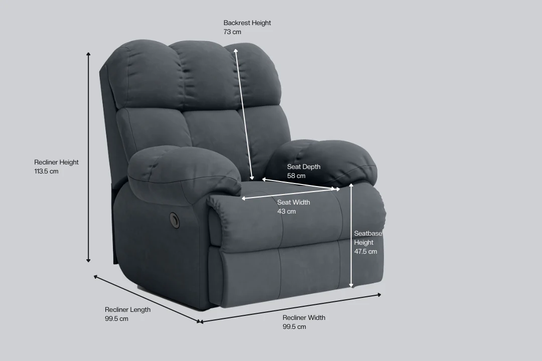 Green Soul Shangri-La Rocking, Revolving and Recline Single Seater Electric Recliner Sofa - Image 107
