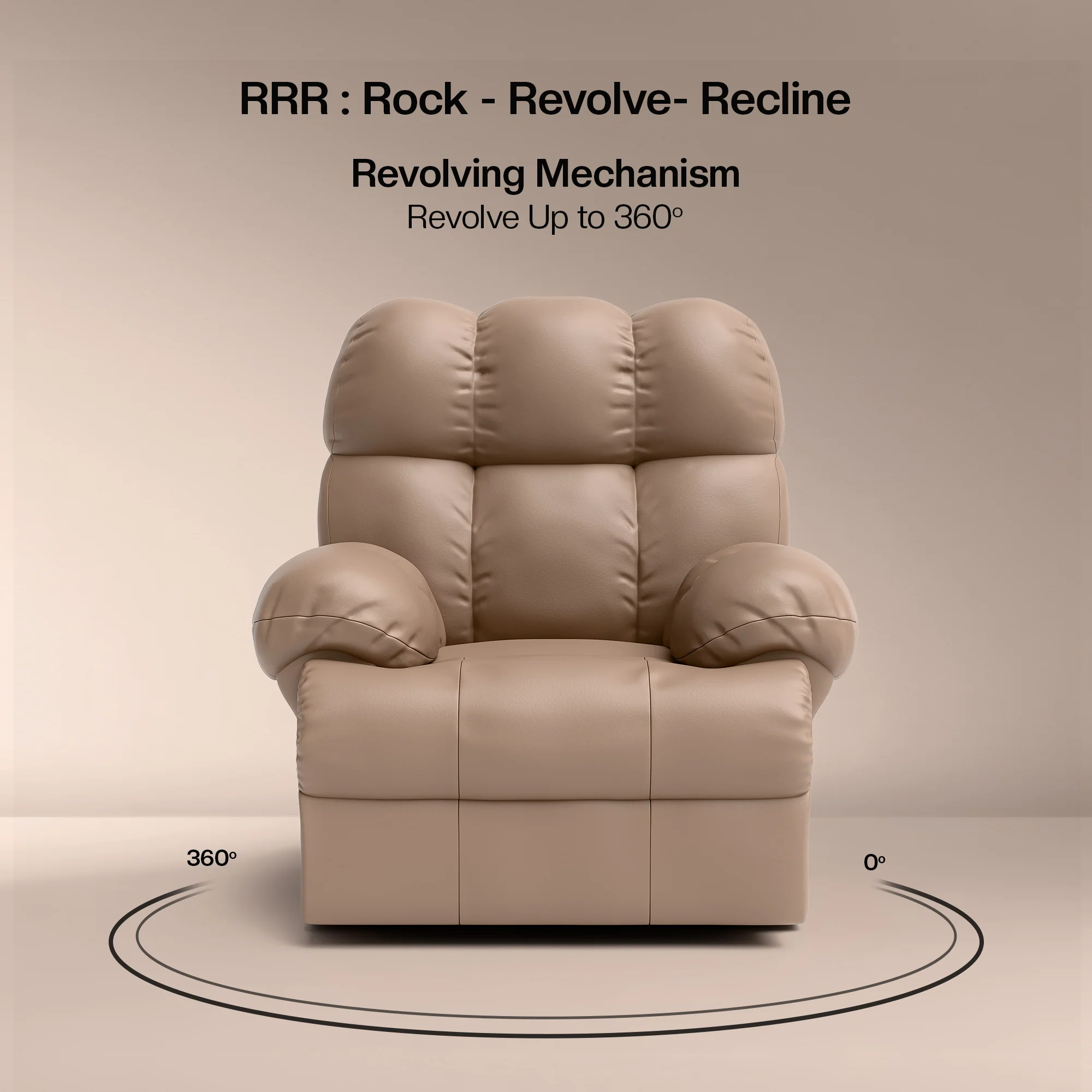Green Soul Shangri-La Rocking, Revolving and Recline Single Seater Electric Recliner Sofa - Image 32