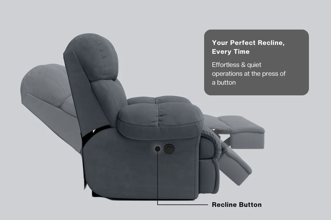Green Soul Shangri-La Rocking, Revolving and Recline Single Seater Electric Recliner Sofa - Image 55
