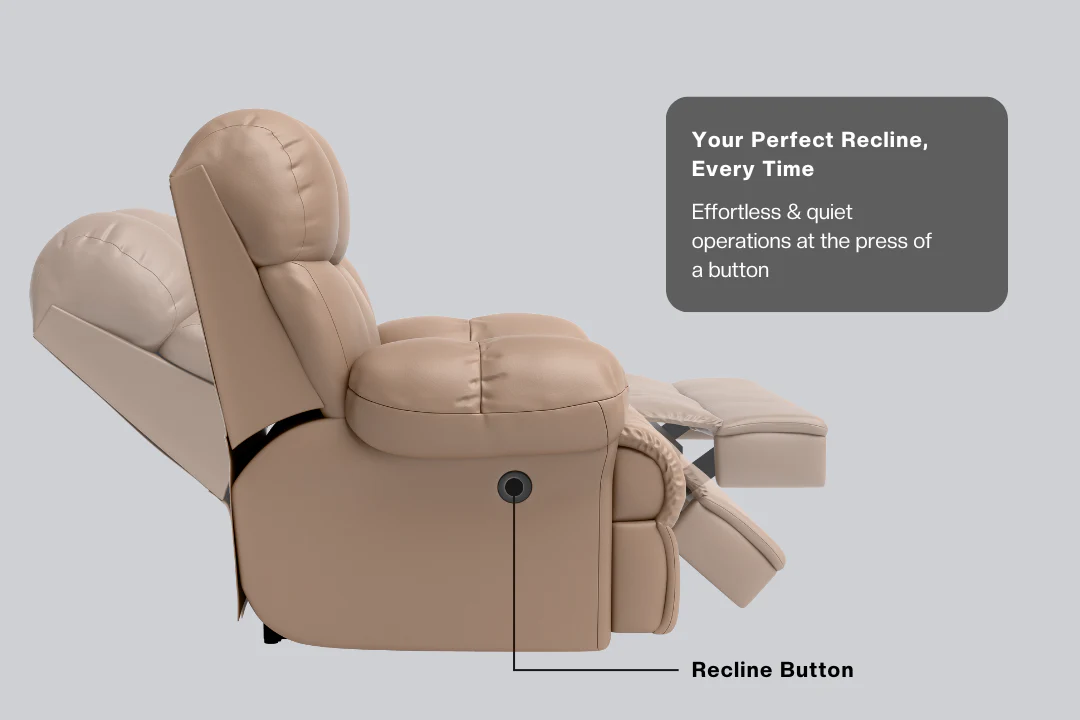 Green Soul Shangri-La Rocking, Revolving and Recline Single Seater Electric Recliner Sofa - Image 60
