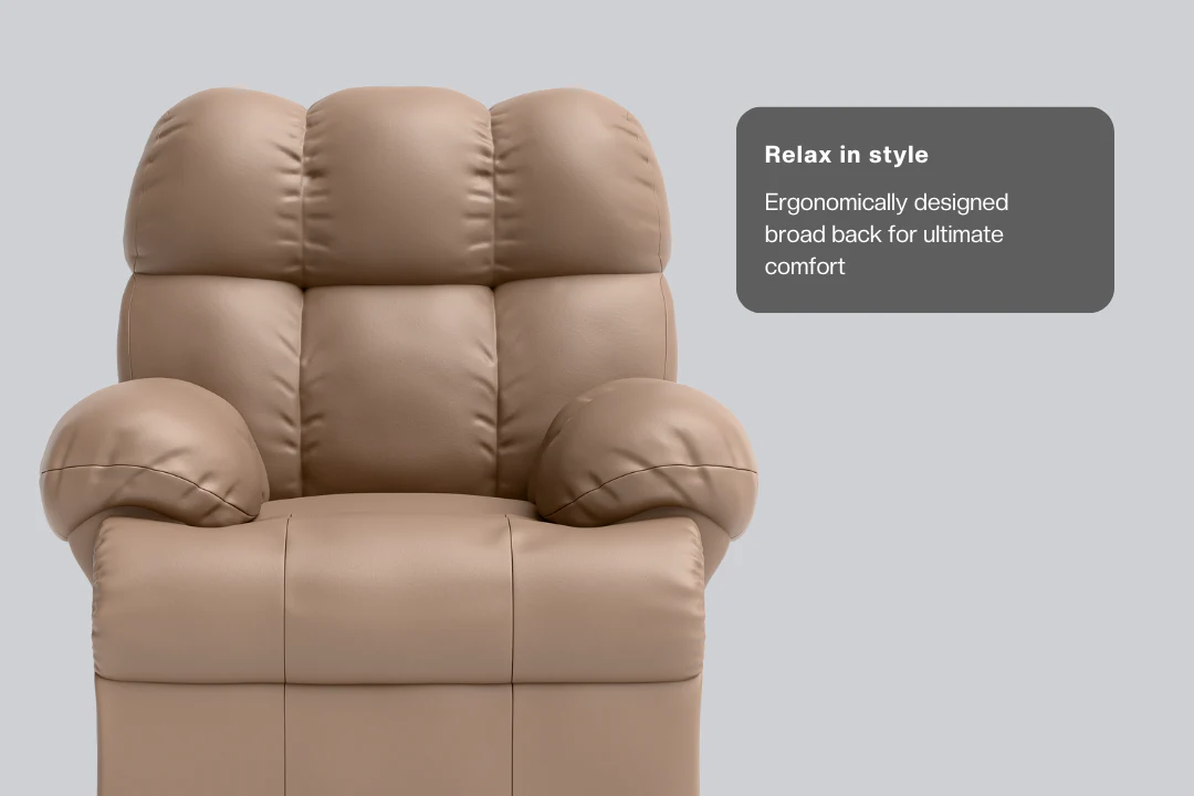 Green Soul Shangri-La Rocking, Revolving and Recline Single Seater Electric Recliner Sofa - Image 88