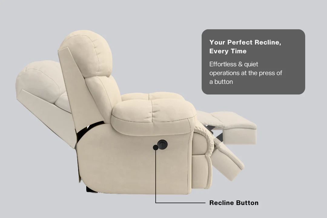 Green Soul Shangri-La Rocking, Revolving and Recline Single Seater Electric Recliner Sofa - Image 96