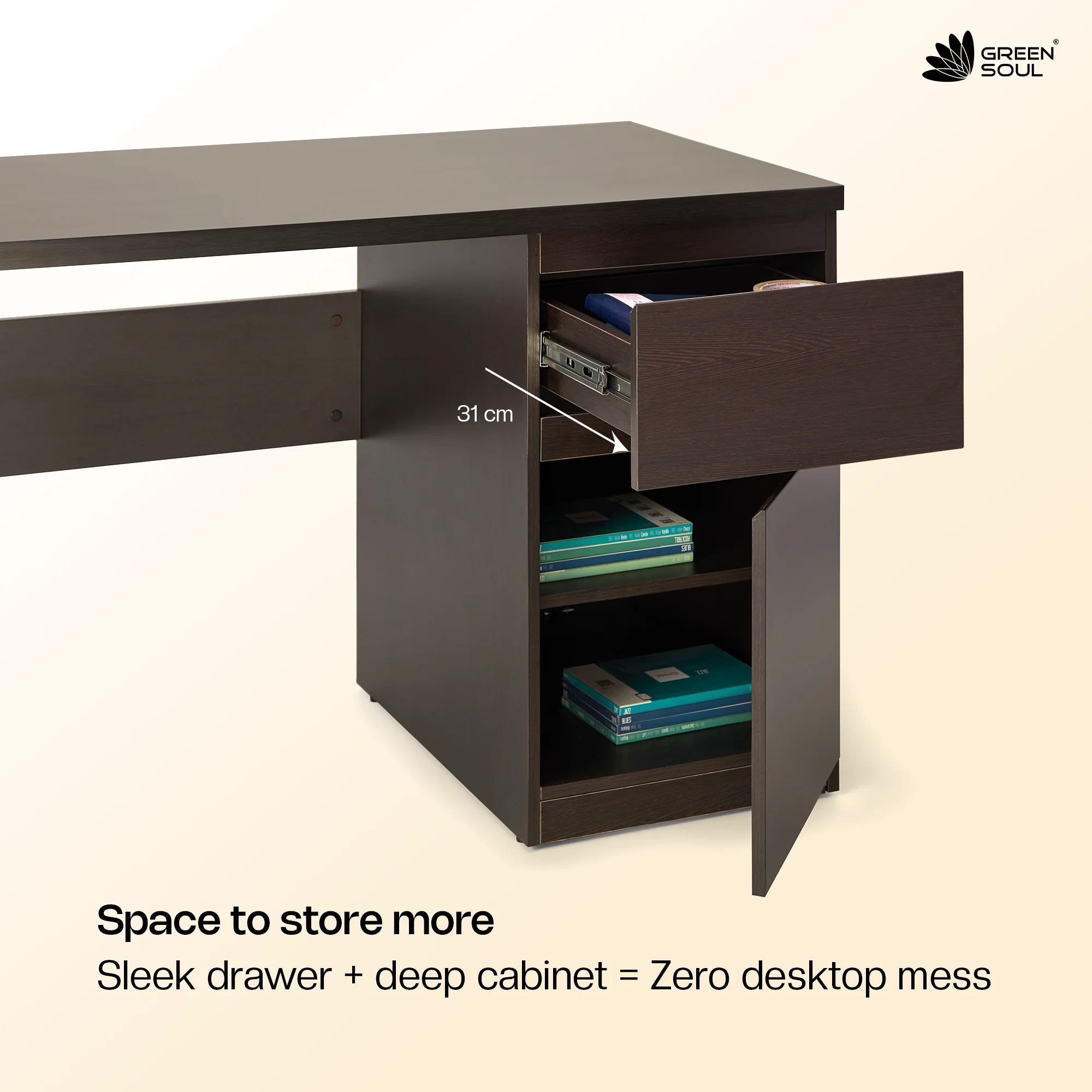 Green Soul Venue Pro 5ft Wide Study Table - Image 6