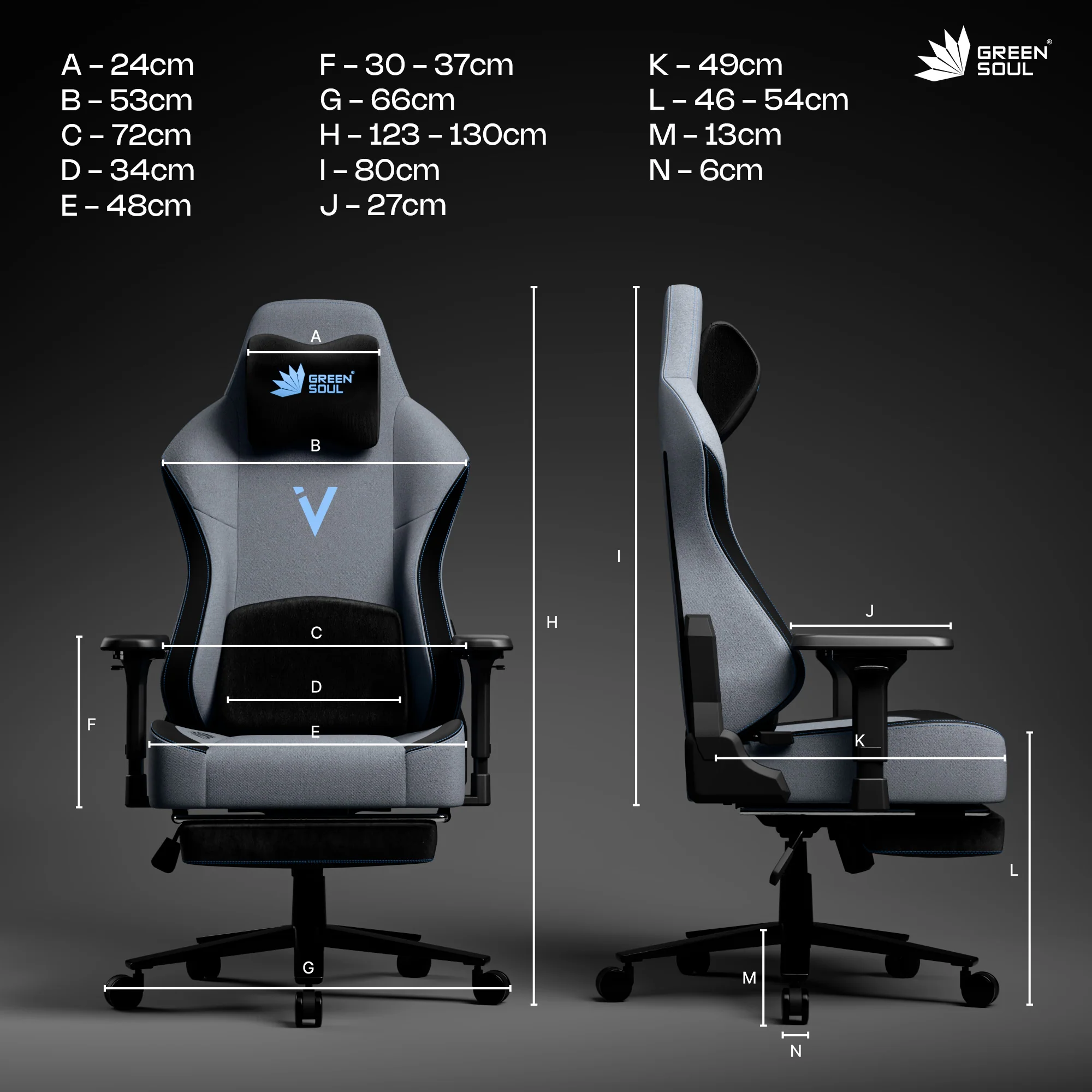Green Soul Vision Pro V2 Gaming Chair - Image 42
