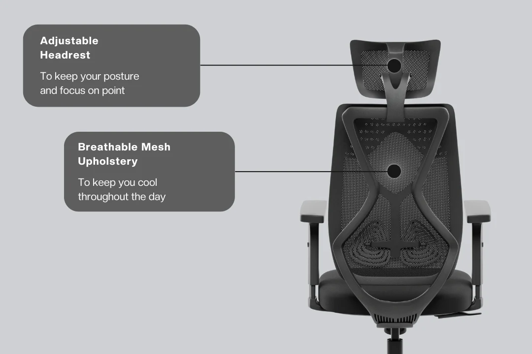 Green Soul Renewed Zodiac Lite High Back Mesh Office Chair - Image 10