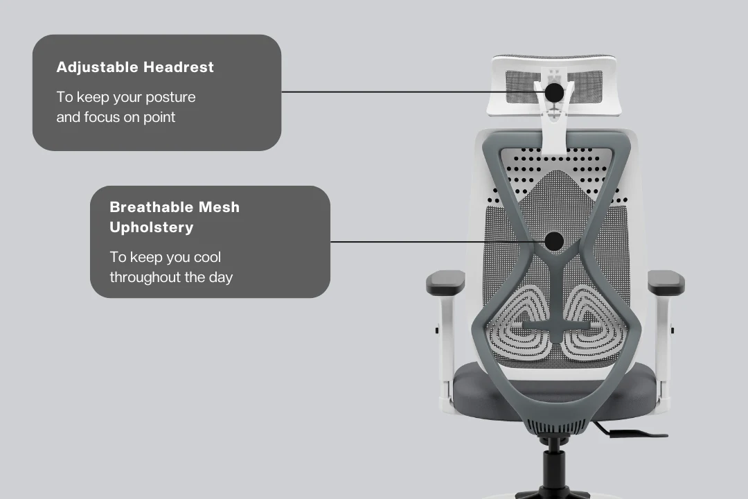 Green Soul Renewed Zodiac Lite High Back Mesh Office Chair - Image 101