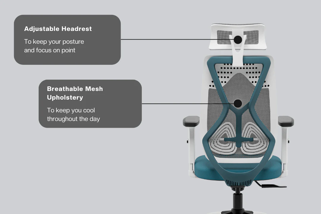 Green Soul Renewed Zodiac Lite High Back Mesh Office Chair - Image 107