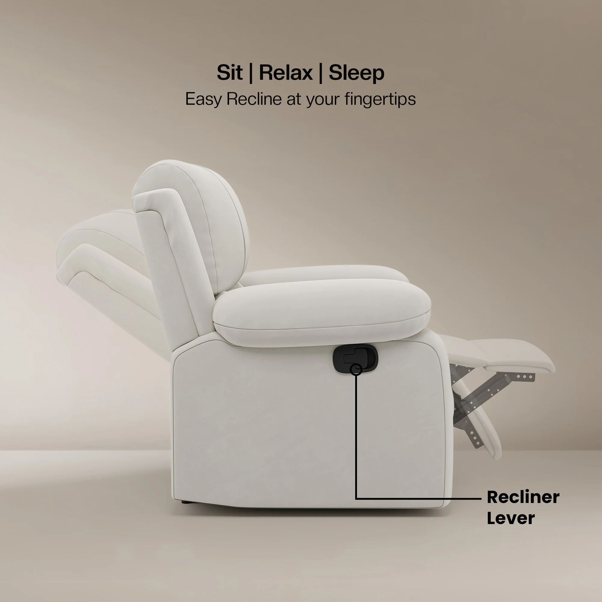 Green soul Laze (R3) Single Seater Electric Recliner Sofa - Image 12
